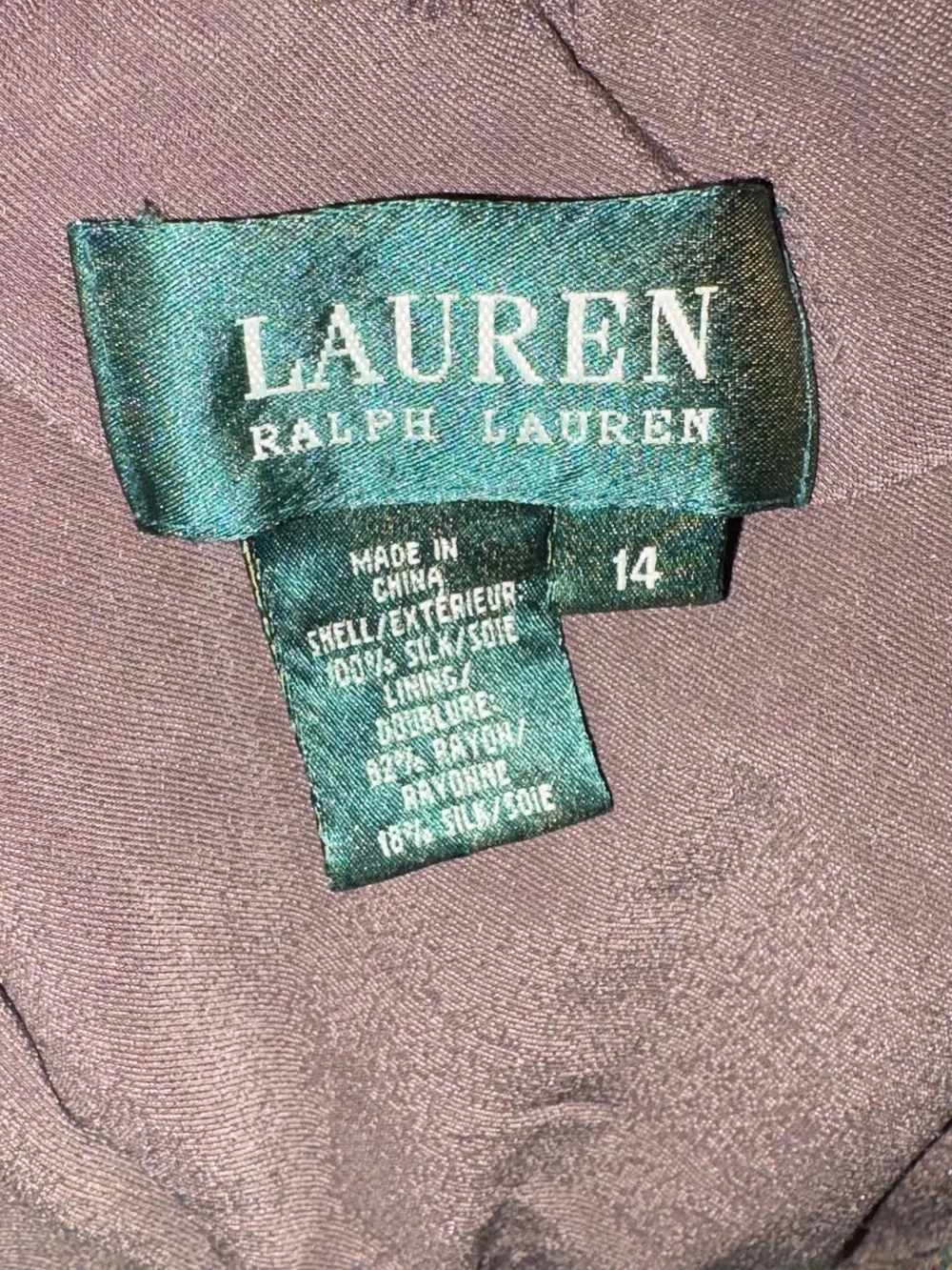 Ralph Lauren Silk Paisley Print Velvet Layered Cascading Ruffle Maxi Skirt - 14 - Picture 9 of 10